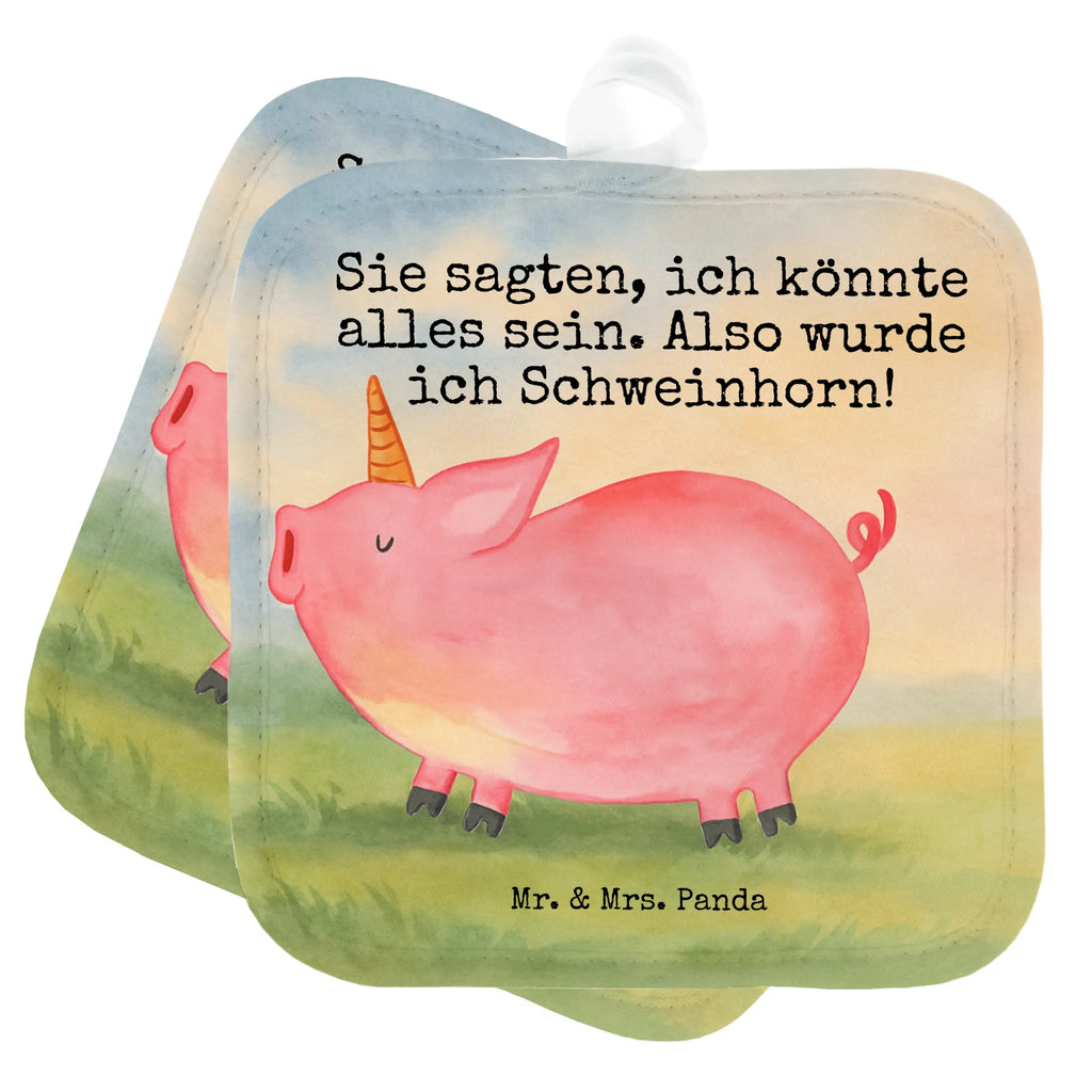 2er Set Topflappen  Einhorn Schwein Design Topflappen, Topfuntersetzer, Ofenhandschuh, Topflappen Set, Topflappen lustig, Topflappen mit Spruch, Ofenhandschuhe, Topfhandschuhe, Topfhandschuh, Topflappenset, Topflappen 2er Set, Schöne Topflappen, Einhorn, Einhörner, Einhorn Deko, Unicorn, Party, Spaß, Schwein, Schweinhorn, Bauer, witzig. lustig, Spruch, geschenk, Pig, Piggy, funny, english, englisch