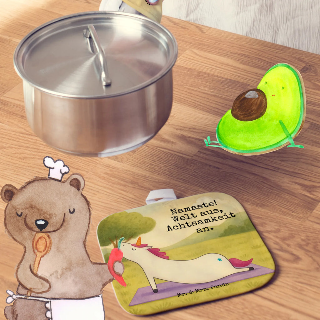 2er Set Topflappen  Einhorn Yoga Design Topflappen, Topfuntersetzer, Ofenhandschuh, Topflappen Set, Topflappen lustig, Topflappen mit Spruch, Ofenhandschuhe, Topfhandschuhe, Topfhandschuh, Topflappenset, Topflappen 2er Set, Schöne Topflappen, Einhorn, Einhörner, Einhorn Deko, Unicorn, Yoga, Namaste, Achtsamkeit, Entspannung, Joga, Yogamatte, Sport, lustig, witzig, süß