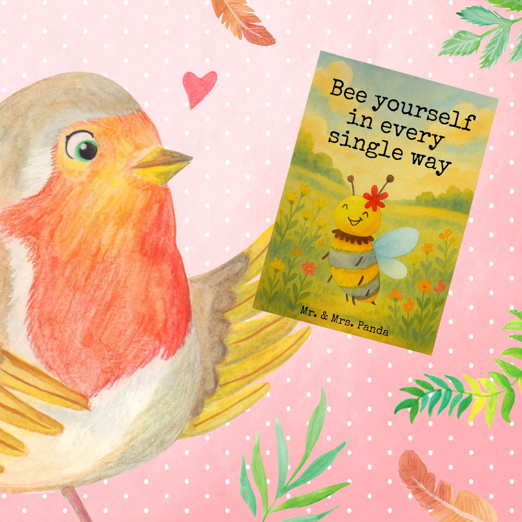 Grußkarte Biene Blume Design Grußkarte, Klappkarte, Einladungskarte, Glückwunschkarte, Hochzeitskarte, Geburtstagskarte, Karte, Ansichtskarten, Biene, Wespe, Hummel