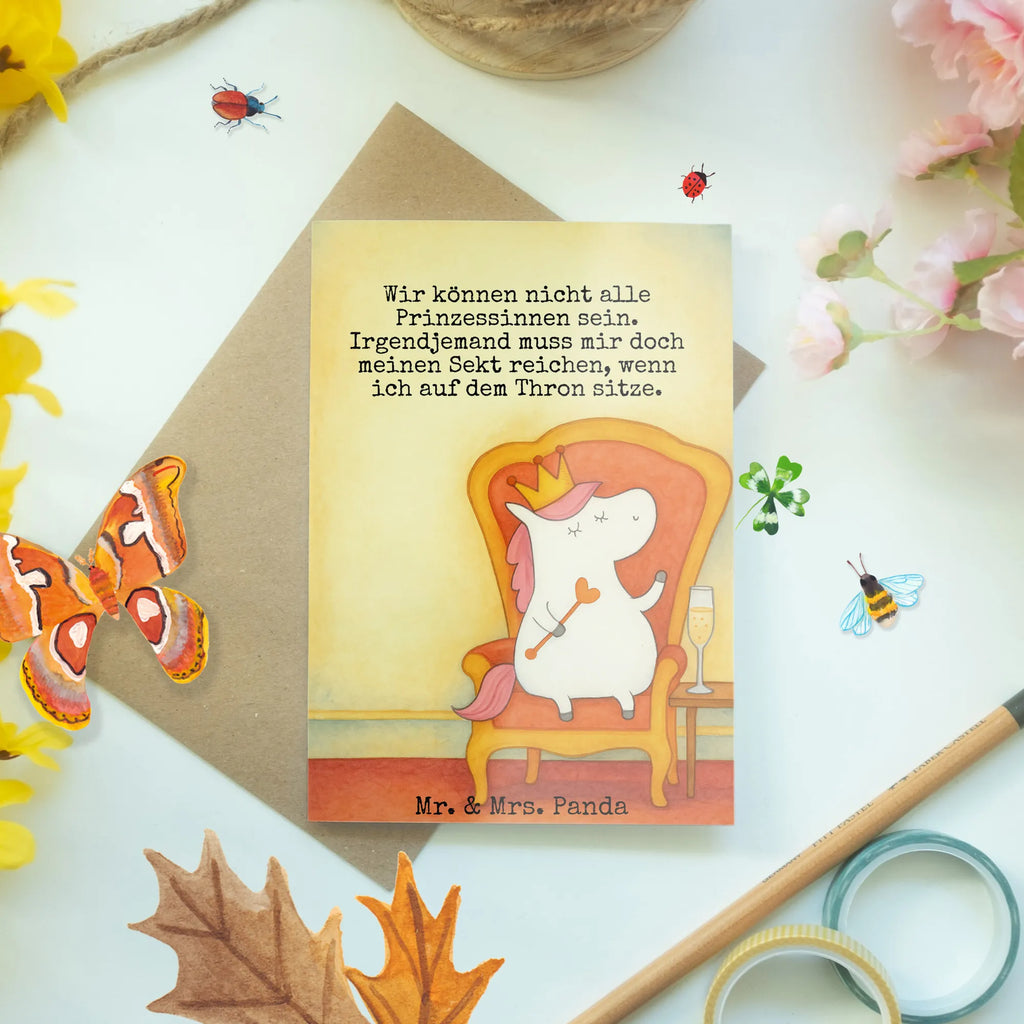 Grußkarte Einhorn Prinzessin Design Grußkarte, Klappkarte, Einladungskarte, Glückwunschkarte, Hochzeitskarte, Geburtstagskarte, Karte, Ansichtskarten, Einhorn, Einhörner, Einhorn Deko, Unicorn, Geburtstag, Prinzessin, Geburtstagsgeschenk, Geschenk, Monat