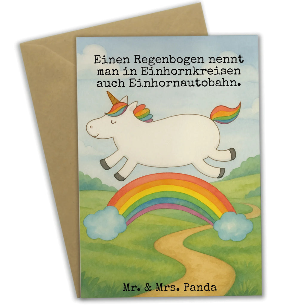 Greetings card unicorn rainbow Design Grußkarte, Klappkarte, Einladungskarte, Glückwunschkarte, Hochzeitskarte, Geburtstagskarte, Karte, Ansichtskarten, Einhorn, Einhörner, Einhorn Deko, Unicorn, Regenbogen, Glitzer, Einhornpower, Erwachsenwerden, Einhornautobahn
