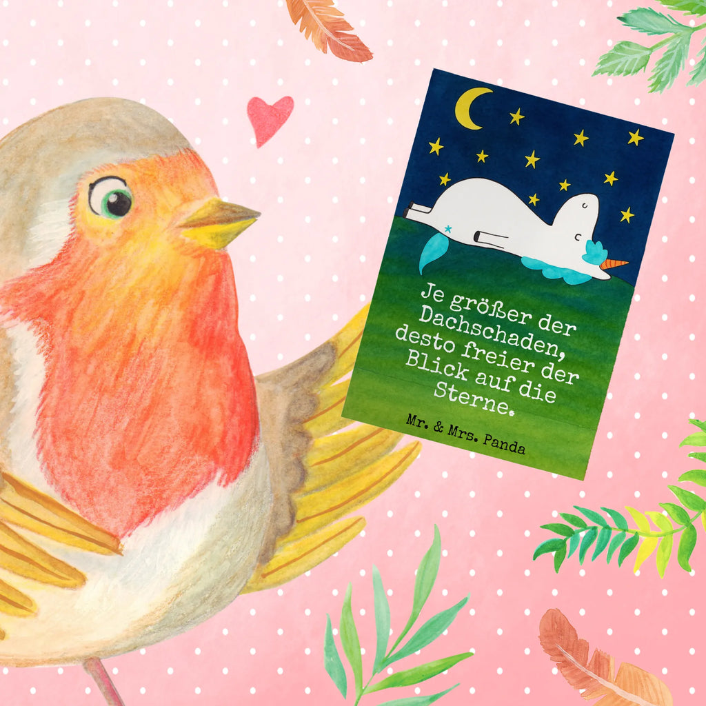 Greetings card unicorn starry sky Design Grußkarte, Klappkarte, Einladungskarte, Glückwunschkarte, Hochzeitskarte, Geburtstagskarte, Karte, Ansichtskarten, Einhorn, Einhörner, Einhorn Deko, Unicorn, Sterne, Dachschaden, Verrückt, Sternenhimmel