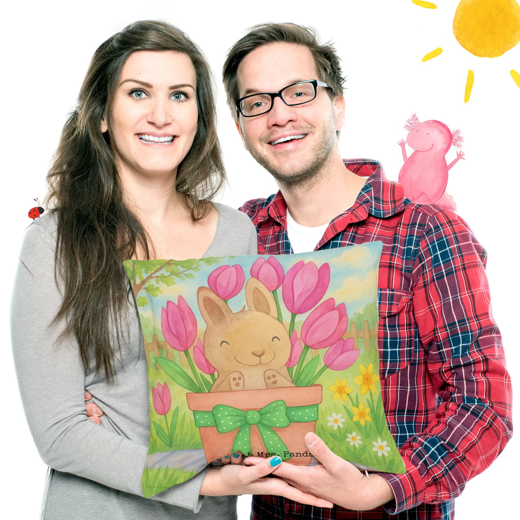 Cushion Rabbit Tulips Design Sofakissen, Motivkissen, sofakissen, Kissen 40x40 Waschbar, Kissen, Kopfkissen, Dekokissen, Zierkissen, Couchkissen, Kissenhülle 40x40, Kopfkissen 40x40, Dekokissen 40x40, Kissenhülle, Kissenbezüge, Sofakissen 40x40, Dekokissen Sofa, Kissen 40x40, Kissenbezug 40x40, sitzkissen, Ostern, Osterhase, Ostergeschenke, Osternest, Osterdeko, Geschenke zu Ostern, Ostern Geschenk, Ostergeschenke Kinder, Ostern Kinder, Tulpen, Alternative zu Blumen, Ostergeschenk, Hase, Blumenstrauß