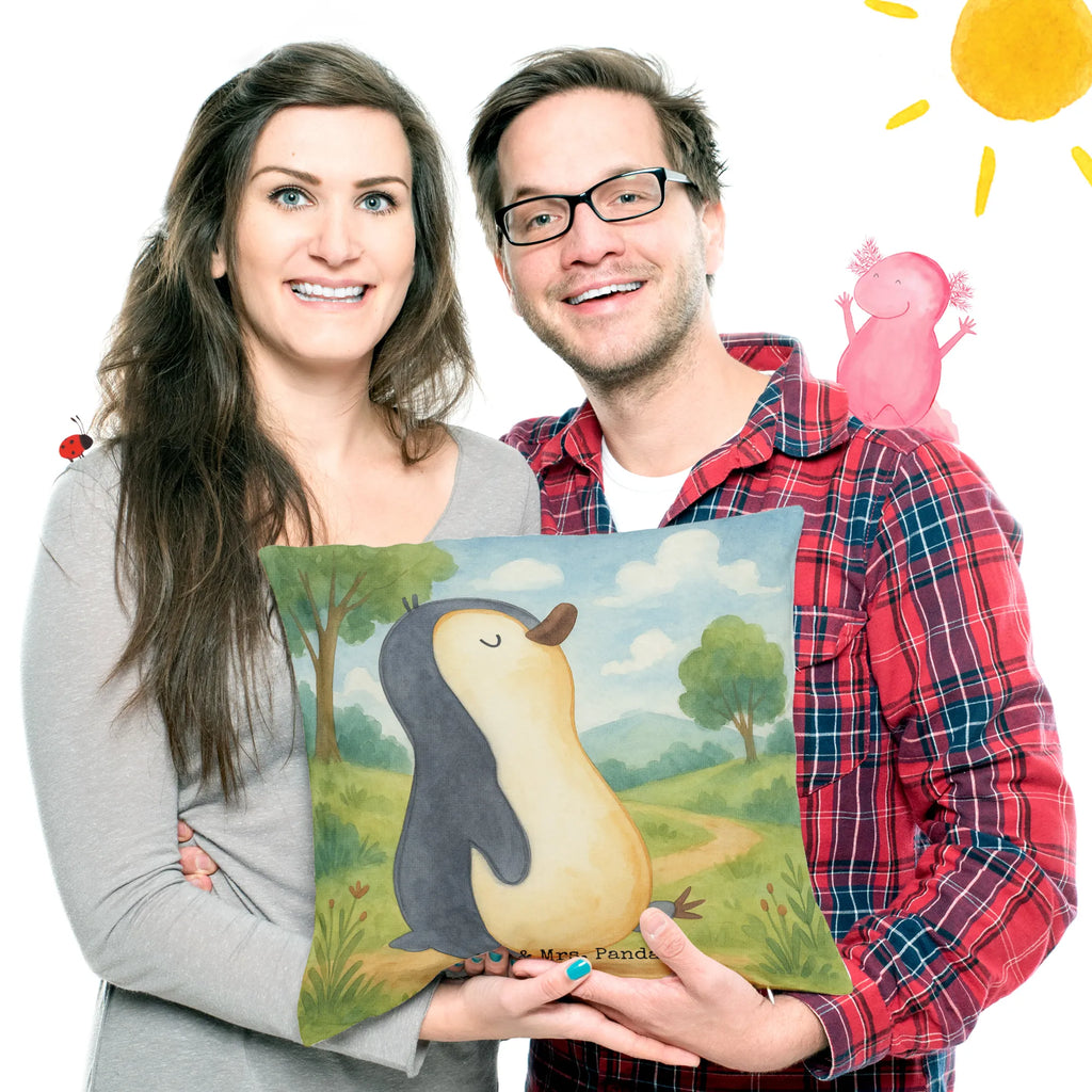 40x40 Kissen Pinguin marschieren Design Kissenhülle, Kopfkissen, Sofakissen, Dekokissen, Motivkissen, sofakissen, sitzkissen, Kissen, Kissenbezüge, Kissenbezug 40x40, Kissen 40x40, Kissenhülle 40x40, Zierkissen, Couchkissen, Dekokissen Sofa, Sofakissen 40x40, Dekokissen 40x40, Kopfkissen 40x40, Kissen 40x40 Waschbar, Pinguin, Pinguine, Frühaufsteher, Langschläfer, Bruder, Schwester, Familie