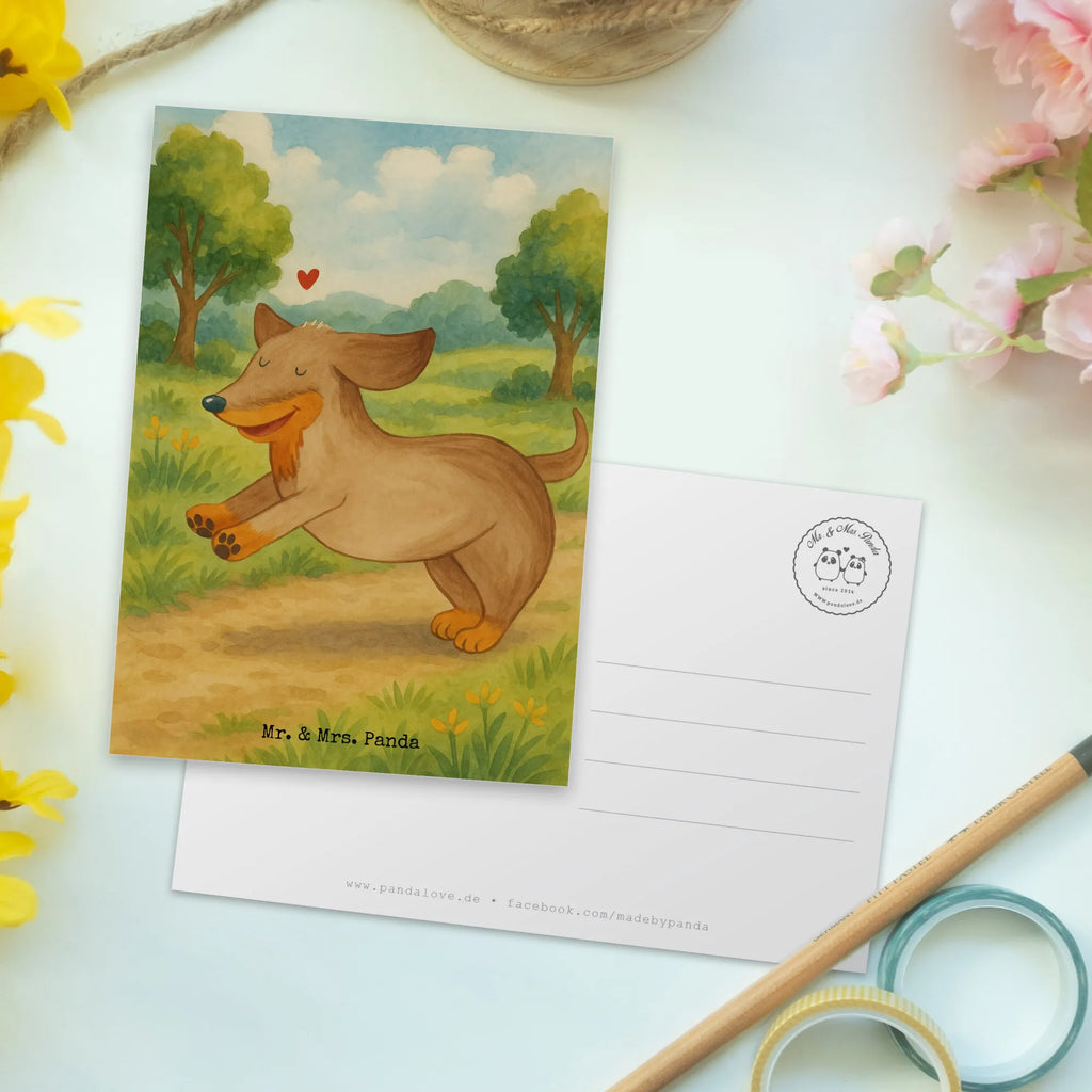 Postcard Dog dachshund Design Postkarte, Karte, Geschenkkarte, Grußkarte, Einladung, Ansichtskarte, Geburtstagskarte, Einladungskarte, Dankeskarte, Ansichtskarten, Einladung Geburtstag, Einladungskarten Geburtstag, Hund, Hundemotiv, Haustier, Hunderasse, Tierliebhaber, Hundebesitzer, Sprüche, Hunde, Dackel, Dachshund, happy dog