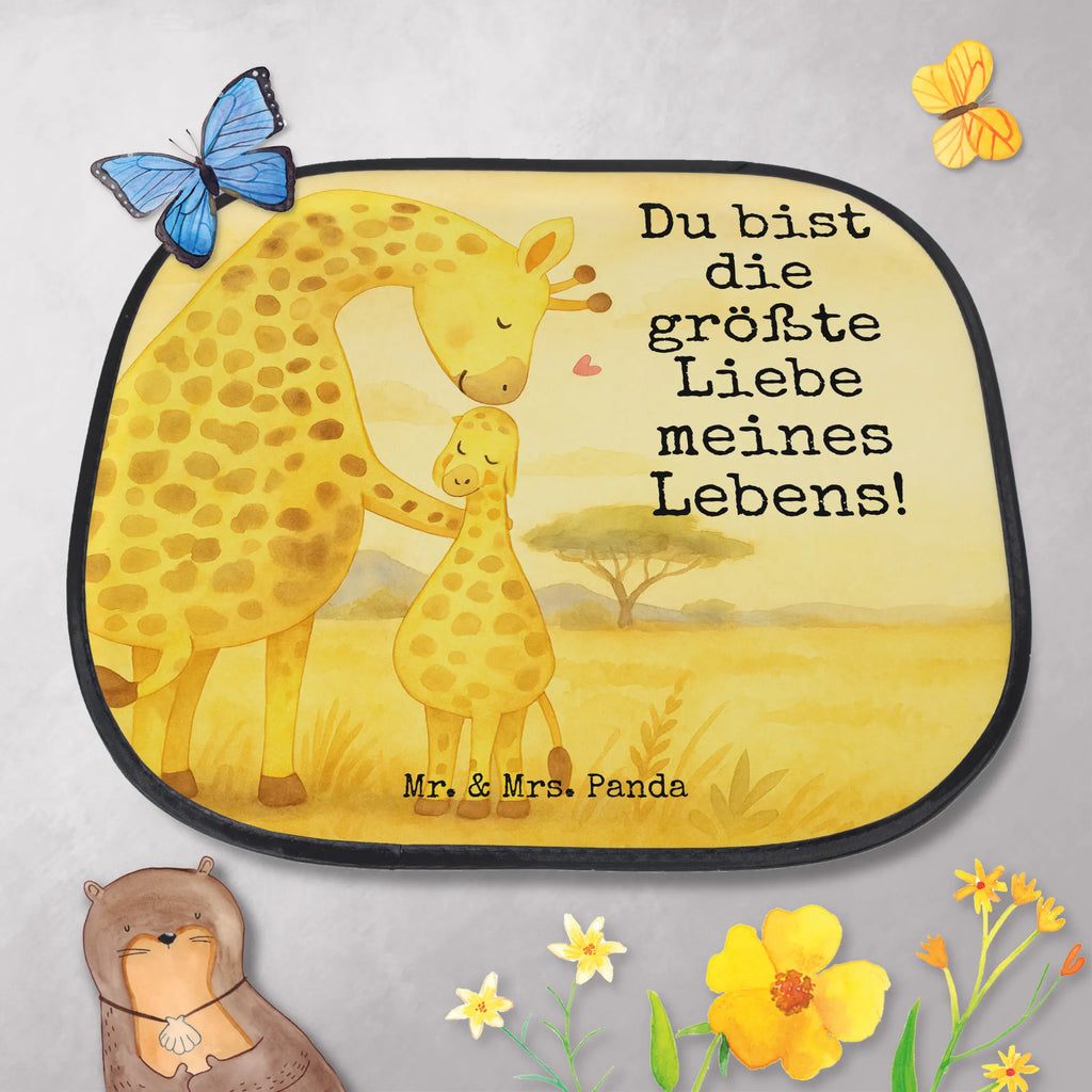 Car sun shade giraffe child Design car, gift, family, sun protection, windows, children, back seat, sun visor, Africa, mum, son, giraffe, favourite person, daughter, child, mother