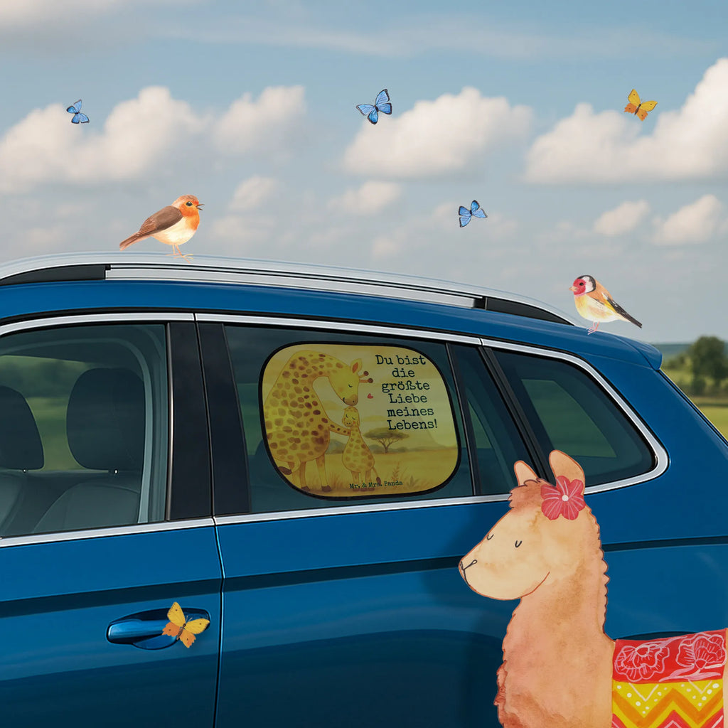 Car sun shade giraffe child Design car, gift, family, sun protection, windows, children, back seat, sun visor, Africa, mum, son, giraffe, favourite person, daughter, child, mother