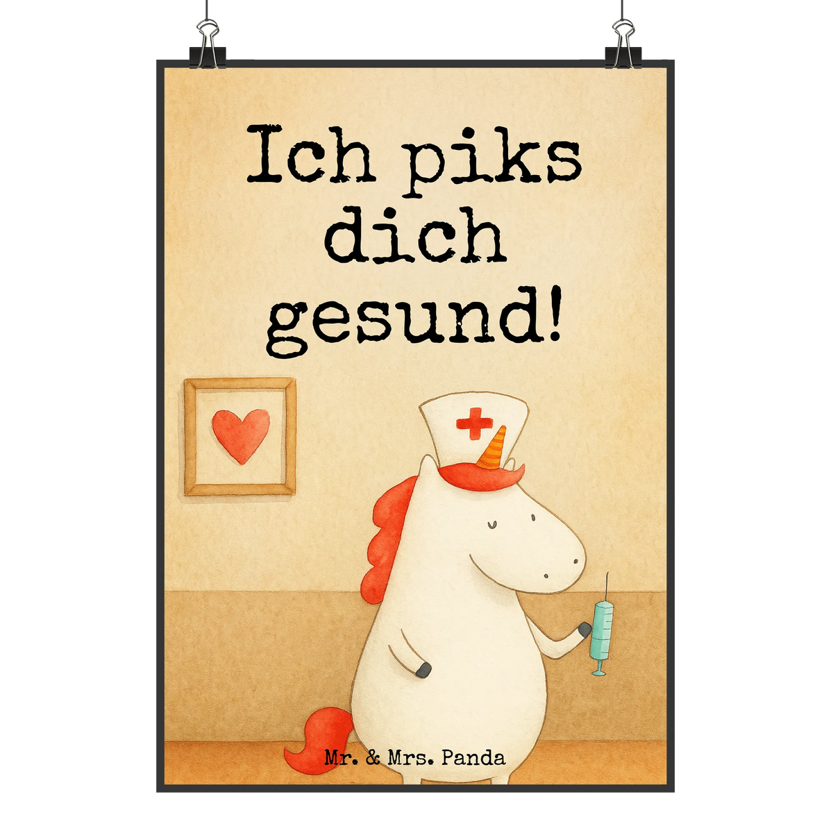 Poster unicorn Nurse Design nurse thank you, hospital, nurse gift, doctor gift