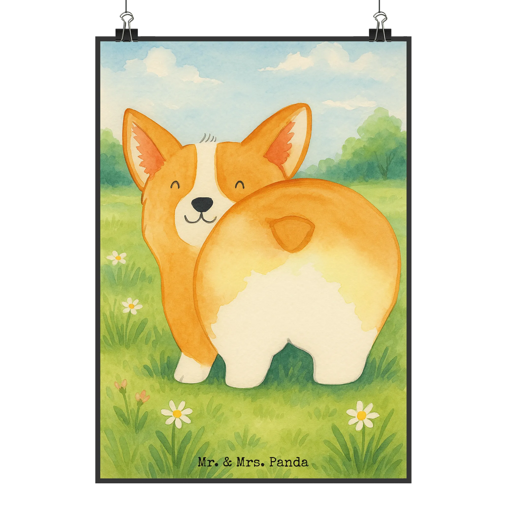 Poster corgi buttocks Design Bild, Mr. & Mrs. Panda Poster, Posterdruck, Wandposter, Wanddeko, Wanddekoration, Poster, Kinderposter, Wanddeko Bild, Küchenposter, Raumdekoration, Kunstdruck, Handgemaltes Poster, Designposter, Hund, Hundemotiv, Haustier, Hunderasse, Tierliebhaber, Hundebesitzer, Sprüche, Hundeliebe, Corgie, Spruch, Motivation, Selbstliebe