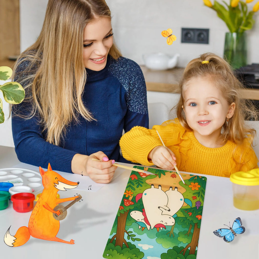 Metalowy szyld do malowania po numerach Jednorożce Przytulanie Design Jednorożec, jednorożce, dekoracje jednorożca, jednorożec