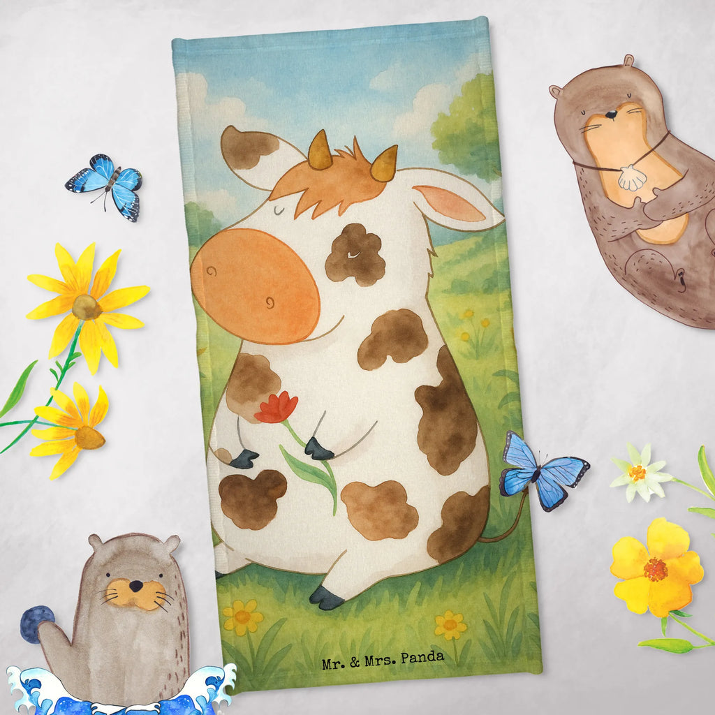 Hand towel Cow Design Strandtuch, Saunatuch, Badetuch, Kinder Handtuch, Duschtuch, Bauernhof, Hoftiere, Landwirt, Landwirtin, Milch, Magie, Träume, Spruch, Kühe, Motivtion, Hof, Flausen, Milchkuh, Kuh