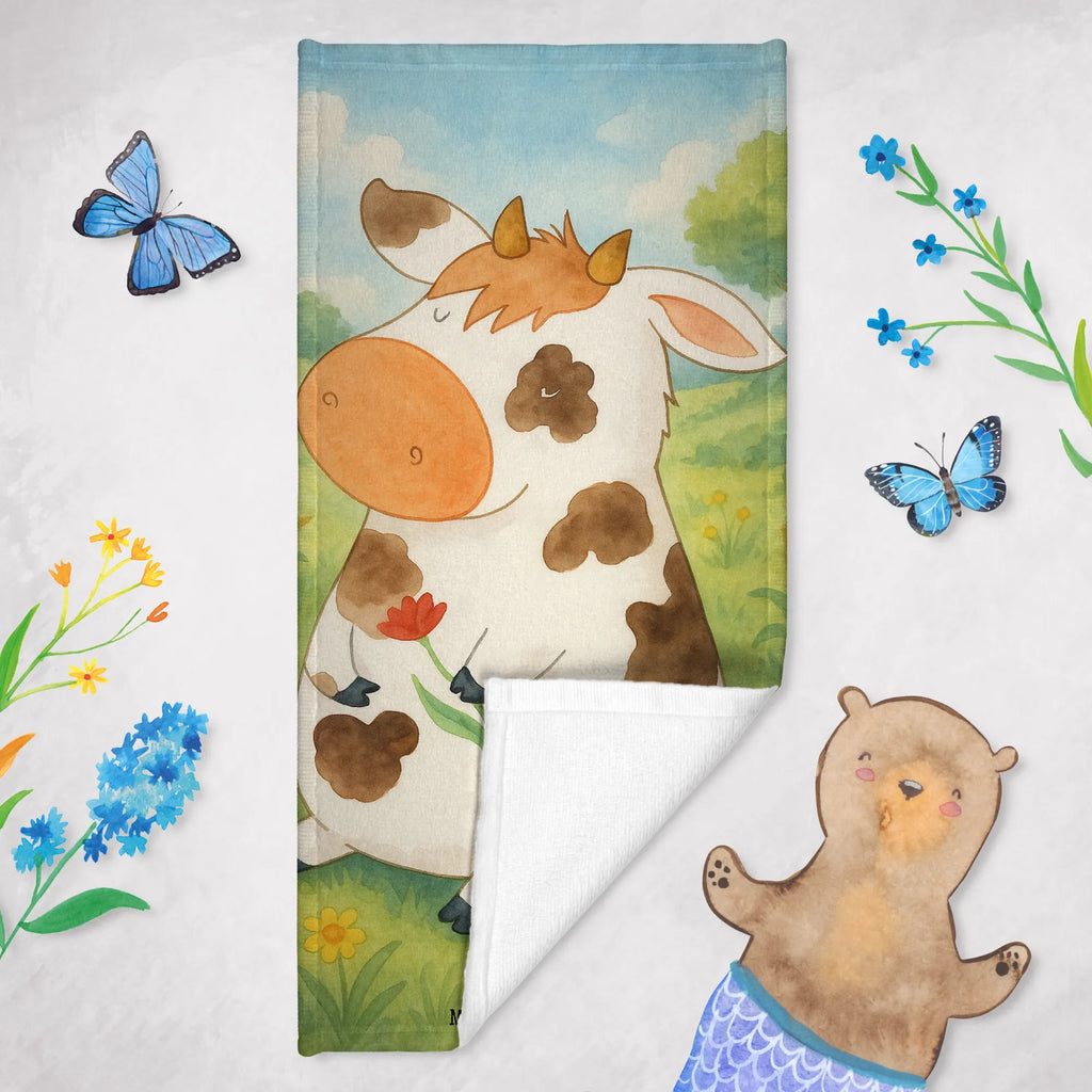 Hand towel Cow Design Strandtuch, Saunatuch, Badetuch, Kinder Handtuch, Duschtuch, Bauernhof, Hoftiere, Landwirt, Landwirtin, Milch, Magie, Träume, Spruch, Kühe, Motivtion, Hof, Flausen, Milchkuh, Kuh