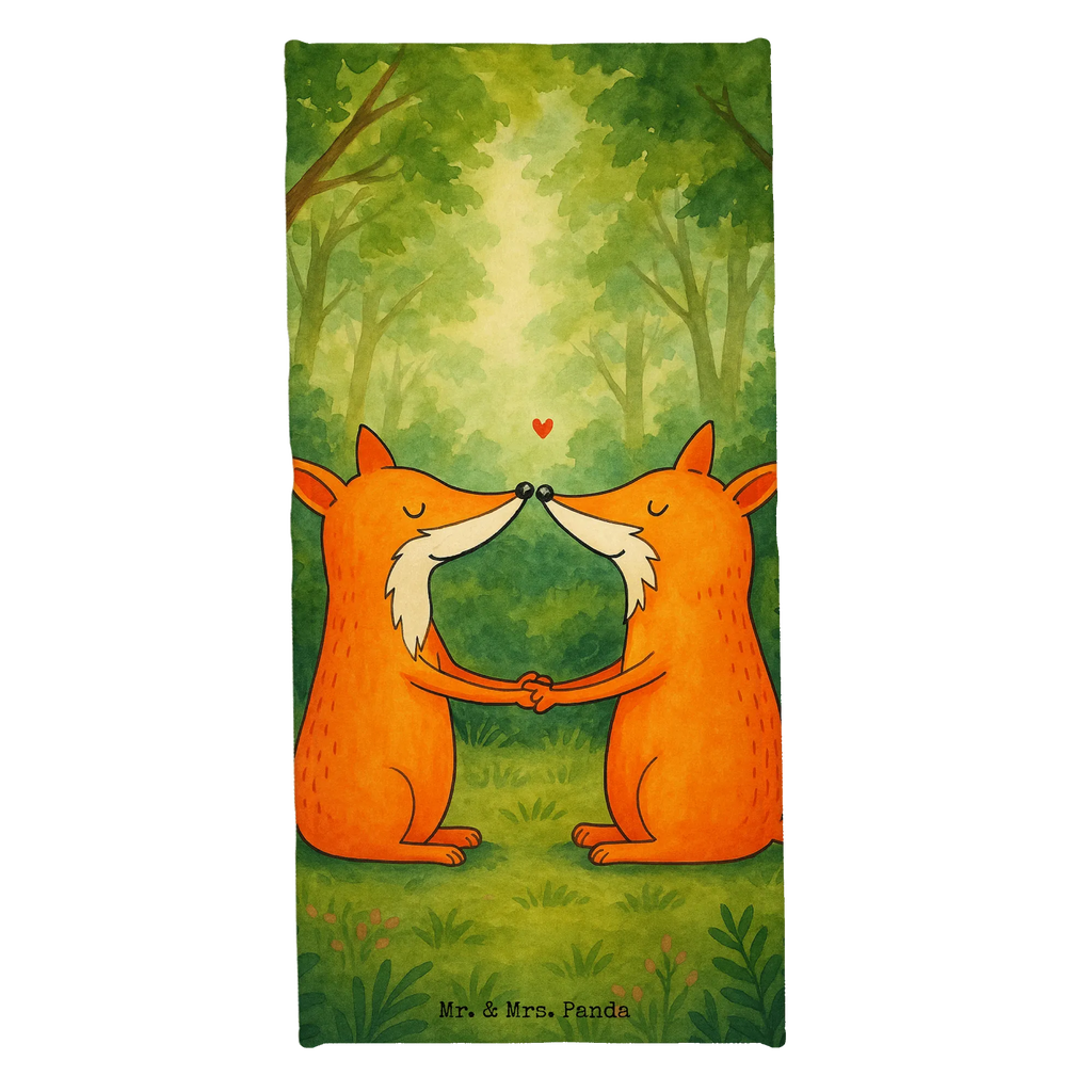 Hand towel foxes Love Design Strandtuch, Kinder Handtuch, Duschtuch, Badetuch, Saunatuch, Fuchs, Freund, Liebe, Liebespaar, Paar, Füchse, Freundin, Fox, Ehefrau, Liebesbeweis, Ehemann, Ehe, Partner, Verlobte
