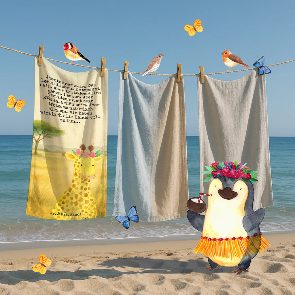 70 x 140 ręcznik żyrafa Wieniec kwiatów Design Duschtuch, Badetuch, Strandtuch, Saunatuch, Kinder Handtuch, Afrika, Wildtiere, Giraffe, Blumenkranz, Abenteurer, Selbstliebe, Freundin