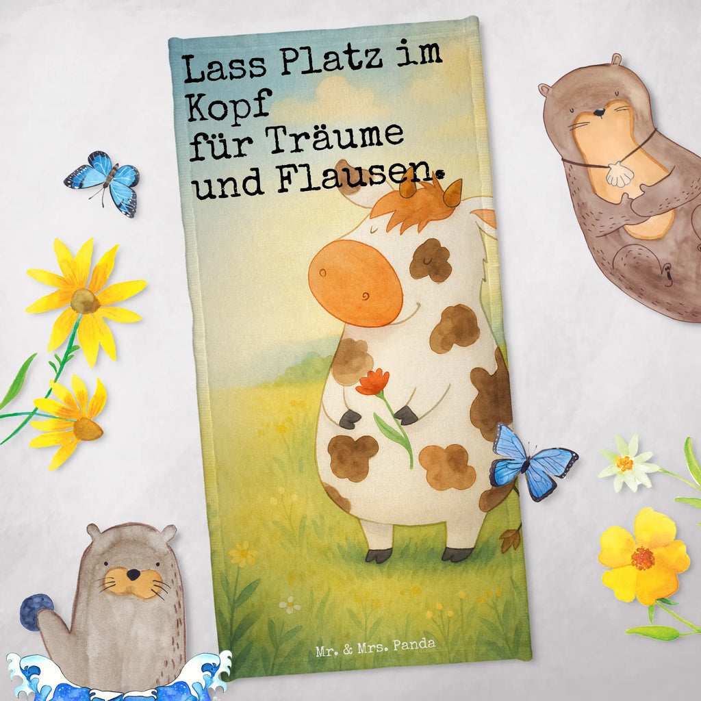 Hand towel Cow Design Strandtuch, Saunatuch, Badetuch, Kinder Handtuch, Duschtuch, Bauernhof, Hoftiere, Landwirt, Landwirtin, Milch, Magie, Träume, Spruch, Kühe, Motivtion, Hof, Flausen, Milchkuh, Kuh