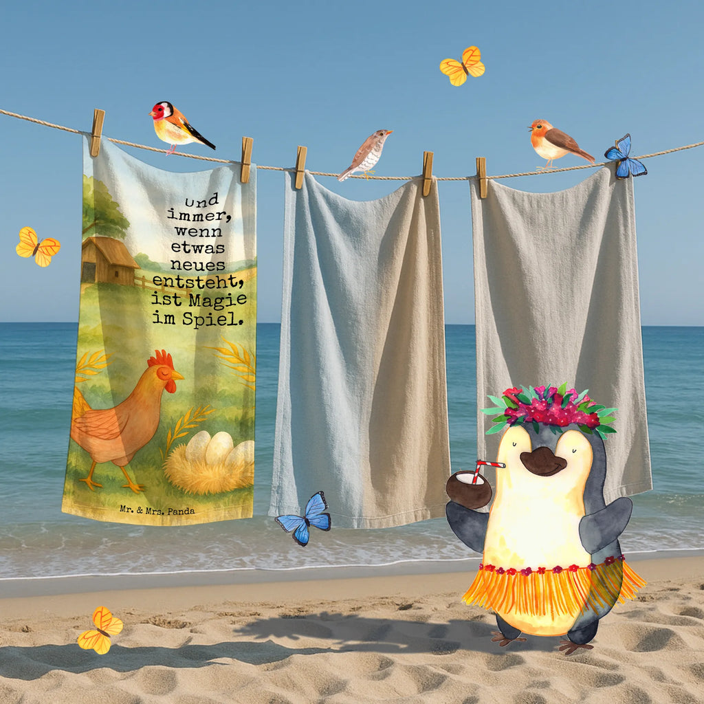 Badehandtuch Huhn Stolz Design Duschtuch, Badetuch, Strandtuch, Saunatuch, Kinder Handtuch, Bauernhof, Hoftiere, Landwirt, Landwirtin, Hahn, Henne, Hühner, Eier, Hof, Landleben, Motivation, Geburt, Magie, Spruch, Schwangerschaft