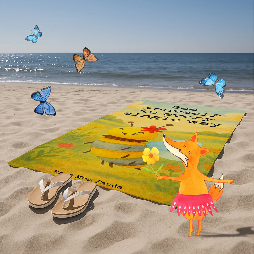 70 x 140 ręcznik pszczoła kwiat Design Duschtuch, Badetuch, Strandtuch, Saunatuch, Kinder Handtuch, Biene, Wespe, Hummel