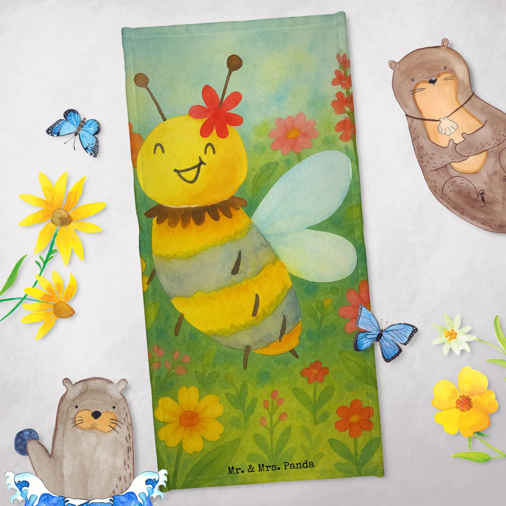 70 x 140 ręcznik pszczoła kwiat Design Duschtuch, Badetuch, Strandtuch, Saunatuch, Kinder Handtuch, Biene, Wespe, Hummel