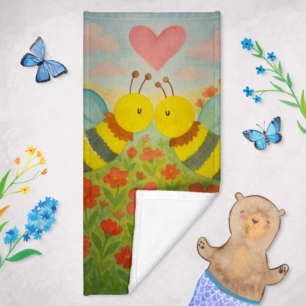Hand towel bee Love Design Strandtuch, Badetuch, Kinder Handtuch, Duschtuch, Saunatuch, Biene, Wespe, Hummel