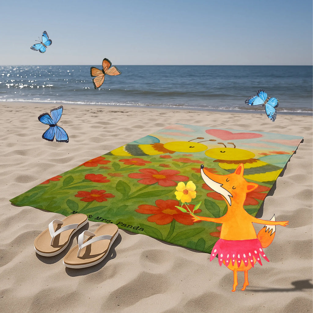 Hand towel bee Love Design Strandtuch, Badetuch, Kinder Handtuch, Duschtuch, Saunatuch, Biene, Wespe, Hummel