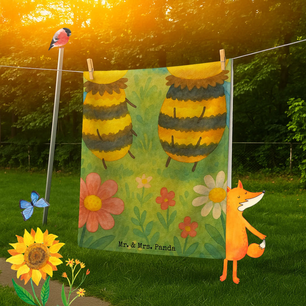 Hand towel bee In love Design Duschtuch, Badetuch, Strandtuch, Saunatuch, Kinder Handtuch, Biene, Wespe, Hummel