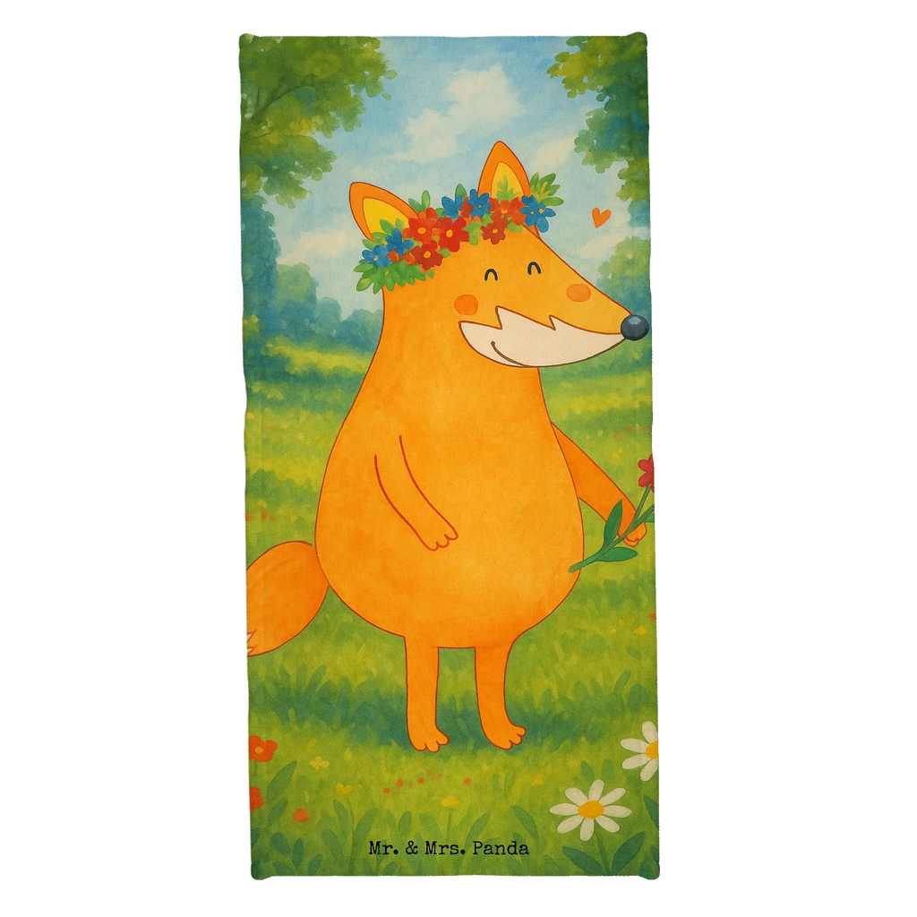 Hand towel Fox Flower Design Duschtuch, Badetuch, Strandtuch, Saunatuch, Kinder Handtuch, Fuchs, Füchse, Fox, Liebe, Freundin, Fuchsmädchen, Blumenmädchen, Freundinnen, Liebesbeweis, Blume, Blumen, Motivation, Freude, ich, mich, Selbstliebe