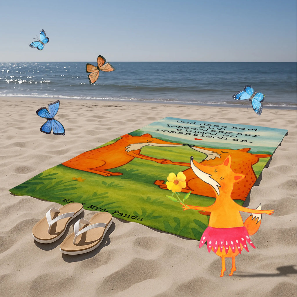 Hand towel foxes Love Design Strandtuch, Kinder Handtuch, Duschtuch, Badetuch, Saunatuch, Fuchs, Freund, Liebe, Liebespaar, Paar, Füchse, Freundin, Fox, Ehefrau, Liebesbeweis, Ehemann, Ehe, Partner, Verlobte