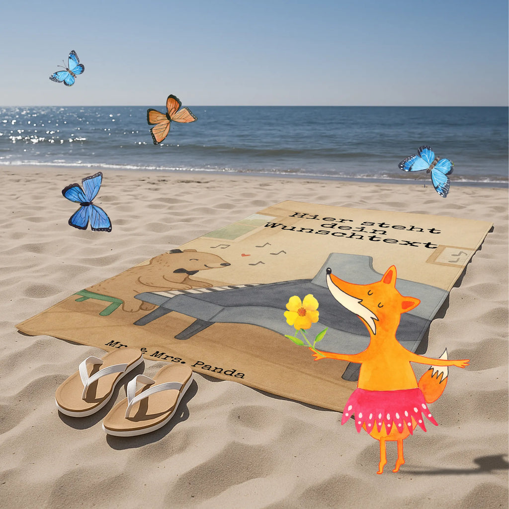 Spersonalizowany ręcznik kąpielowy niedźwiedź fortepian Design Personalisiertes Handtuch, Badetuch mit Namen, Kinder Handtuch mit Namen, Duschtuch mit Namen, Strandtuch mit Namen, Personalisiertes Badetuch, Saunatuch mit Namen, Instrumente, Geschenke Musiker, Musikliebhaber, Konzert, Klassik, Bär, Klavier, Pianist, Flügel