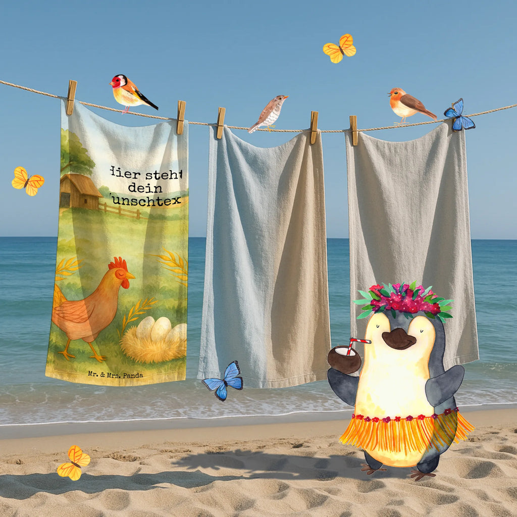 Personalized Bath Towel Chicken Proud Design Personalisiertes Handtuch, Badetuch mit Namen, Personalisiertes Badetuch, Strandtuch mit Namen, Kinder Handtuch mit Namen, Duschtuch mit Namen, Saunatuch mit Namen, Bauernhof, Hoftiere, Landwirt, Landwirtin, Hahn, Hühner, Spruch, Landleben, Magie, Eier, Motivation, Schwangerschaft, Geburt, Henne, Hof
