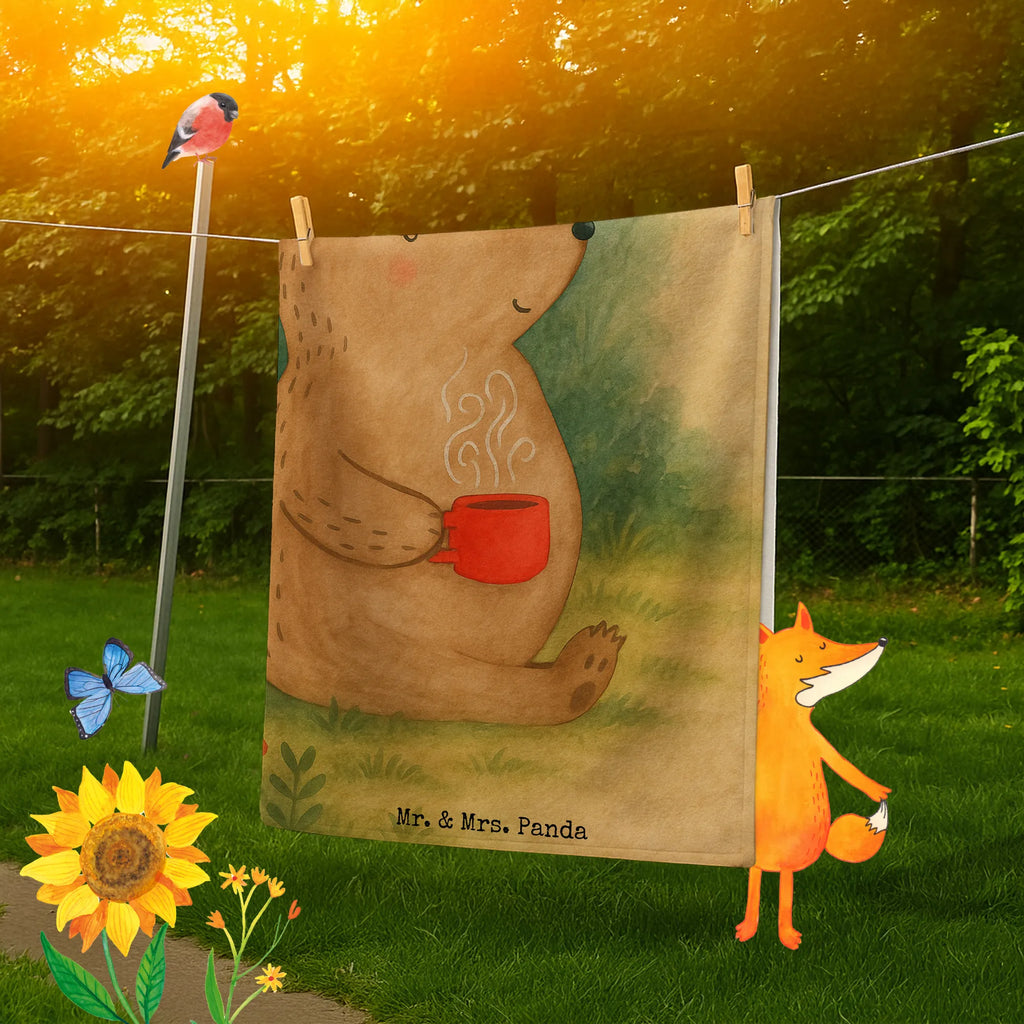 Personalized Bath Towel bear Coffee Design Personalisiertes Badetuch, Strandtuch mit Namen, Badetuch mit Namen, Saunatuch mit Namen, Duschtuch mit Namen, Personalisiertes Handtuch, Kinder Handtuch mit Namen, Bär, Teddy, Teddybär, Welt retten, guten Morgen, Coffee, Bären, Motivation, Kaffee, Welt erobern, Morgenroutine