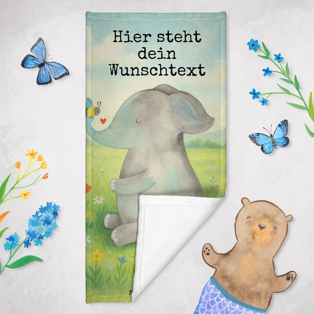 Personalisiertes Badehandtuch Elefant Biene Design Personalisiertes Handtuch, Saunatuch mit Namen, Kinder Handtuch mit Namen, Duschtuch mit Namen, Strandtuch mit Namen, Personalisiertes Badetuch, Badetuch mit Namen, Tiermotive, Gute Laune, lustige Sprüche, Tiere, Liebesspruch, Heiratsantrag, Hochzeitsgeschenk, Liebesgeschenk, Jahrestag, Elefant, Liebesbeweis, Liebe, Biene