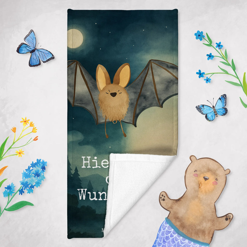 Personalized Bath Towel bat wing Design Kinder Handtuch mit Namen, Strandtuch mit Namen, Personalisiertes Badetuch, Duschtuch mit Namen, Badetuch mit Namen, Saunatuch mit Namen, Personalisiertes Handtuch, Tiermotive, Gute Laune, lustige Sprüche, Tiere