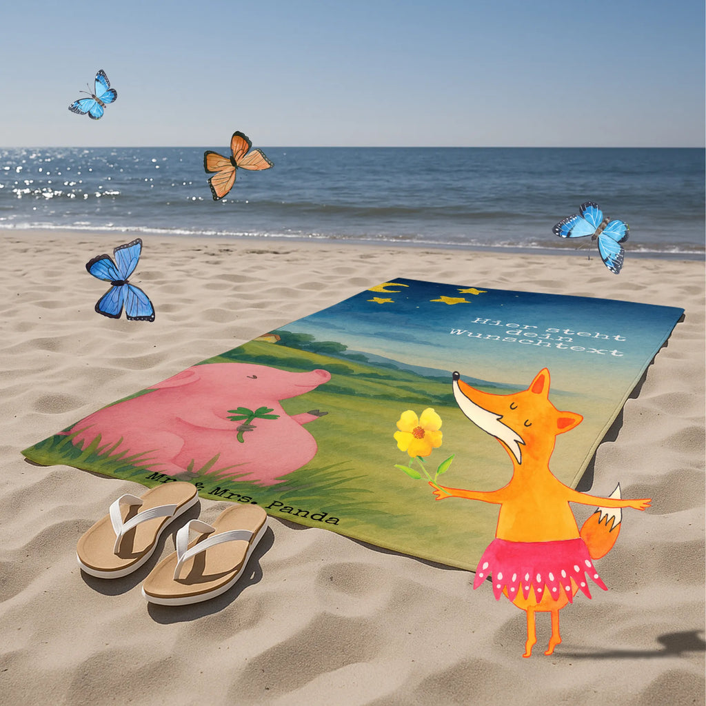 Spersonalizowany ręcznik kąpielowy świnia Szczęście Design Duschtuch mit Namen, Saunatuch mit Namen, Strandtuch mit Namen, Personalisiertes Badetuch, Kinder Handtuch mit Namen, Personalisiertes Handtuch, Badetuch mit Namen, Tiermotive, Gute Laune, lustige Sprüche, Tiere, Schwein, Glücksschwein. Glück, Ziele, Sernchen, Sterne, Glücksbringer, Träume, Motivation, Schweinchen