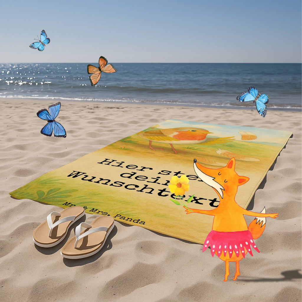 Personalisiertes Badehandtuch Rotkehlchen Federn Design Saunatuch mit Namen, Personalisiertes Handtuch, Badetuch mit Namen, Personalisiertes Badetuch, Duschtuch mit Namen, Kinder Handtuch mit Namen, Strandtuch mit Namen, Tiermotive, Gute Laune, lustige Sprüche, Tiere, Motivationsbilder, Spruch Motivation, Motivation Sprüche, Rotkehlchen, fliegen, What if i fall, Vogel, Spruch Mut