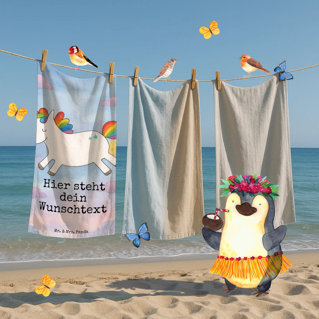 Spersonalizowany ręcznik kąpielowy Jednorożec Szczęśliwy Design Personalisiertes Badetuch, Badetuch mit Namen, Duschtuch mit Namen, Strandtuch mit Namen, Kinder Handtuch mit Namen, Personalisiertes Handtuch, Saunatuch mit Namen, Einhorn, Einhörner, Einhorn Deko, Unicorn, witzig, Lebensfreude, glücklich, Freude, fröhlich, Lachen, Lächeln, spannend, Spaß