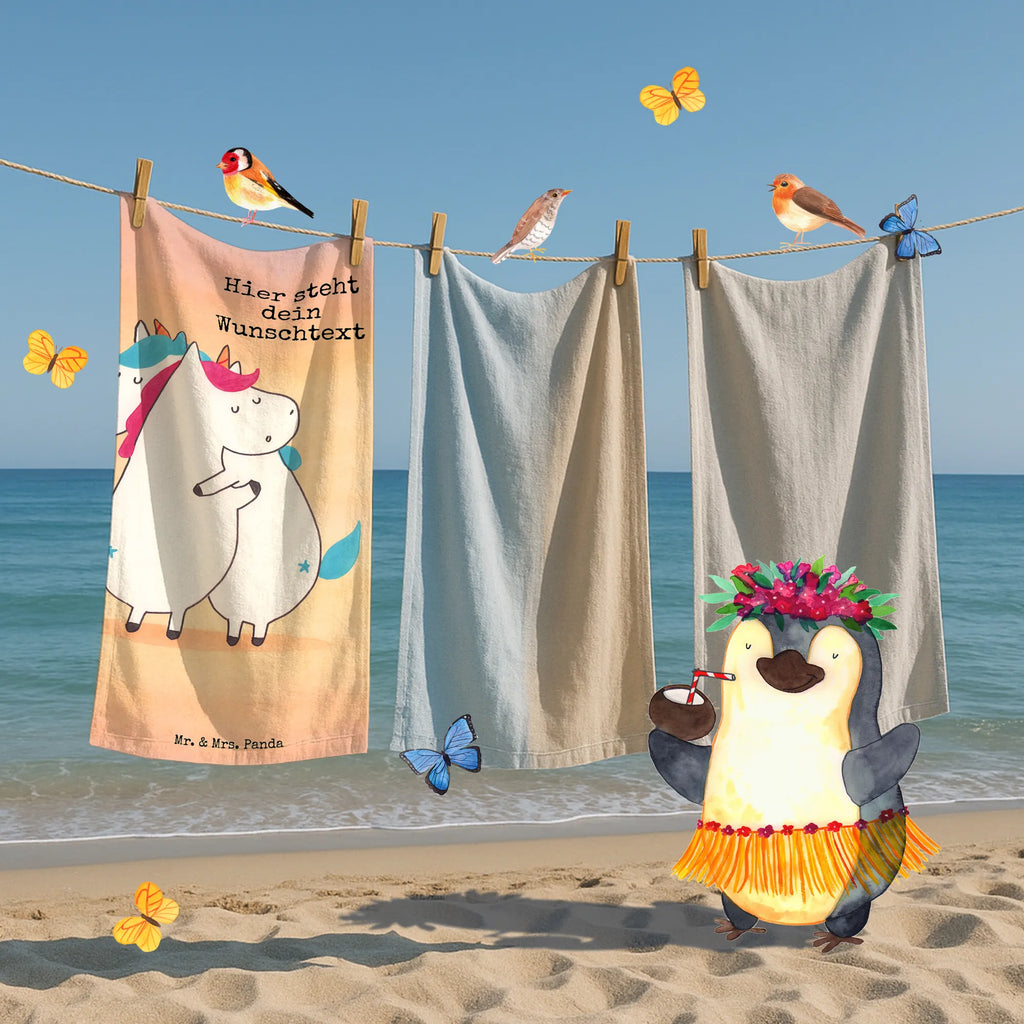 Spersonalizowany ręcznik kąpielowy Jednorożce Przytulanie Design Personalisiertes Handtuch, Strandtuch mit Namen, Duschtuch mit Namen, Personalisiertes Badetuch, Kinder Handtuch mit Namen, Saunatuch mit Namen, Badetuch mit Namen, Einhorn, Einhörner, Einhorn Deko, Unicorn, Sister, BFF, Freundin, Familie, Schwester, Liebe, Geschwister, Schwestern, Freundinnen