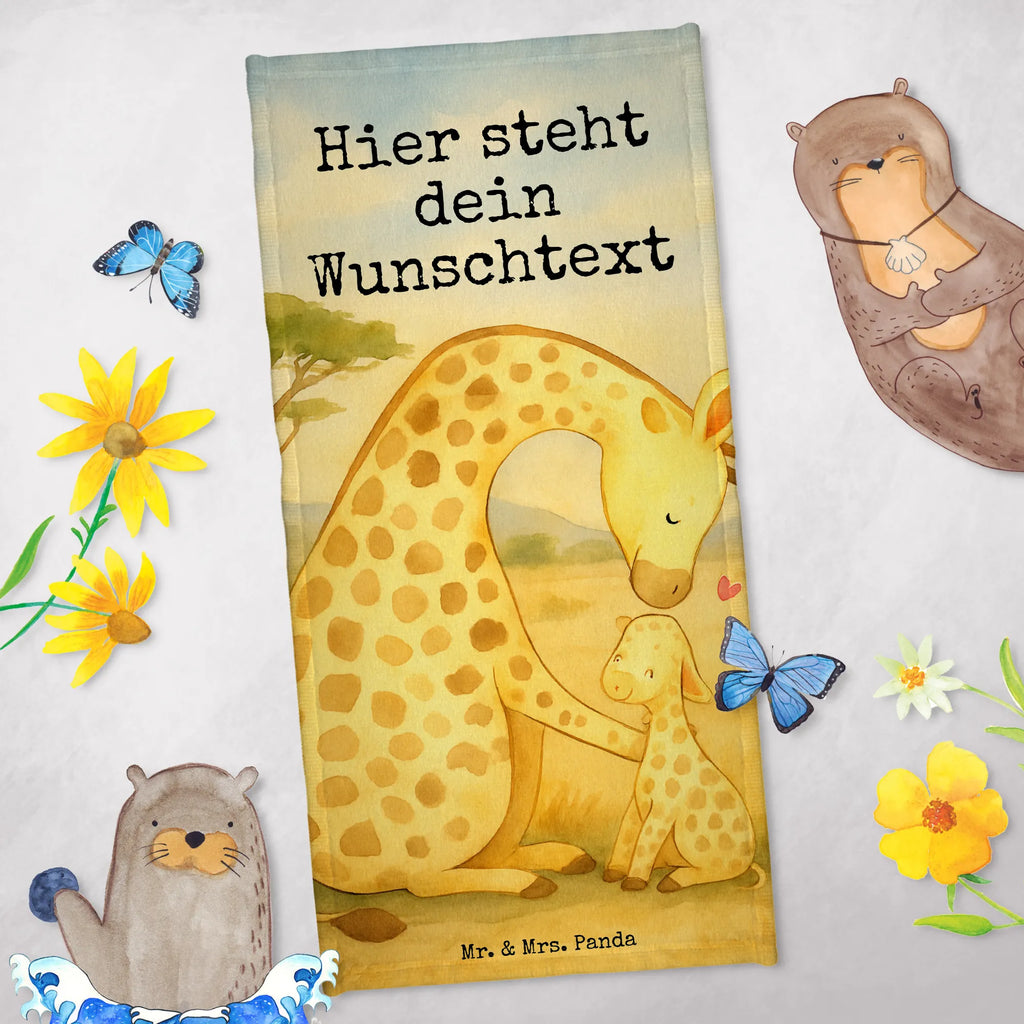 Personalized Bath Towel giraffe child Design Kinder Handtuch mit Namen, Badetuch mit Namen, Personalisiertes Badetuch, Strandtuch mit Namen, Saunatuch mit Namen, Personalisiertes Handtuch, Duschtuch mit Namen, Afrika, Wildtiere, Tochter, Kind, Lieblingsmensch, Mutter, Mama, Sohn, Giraffe