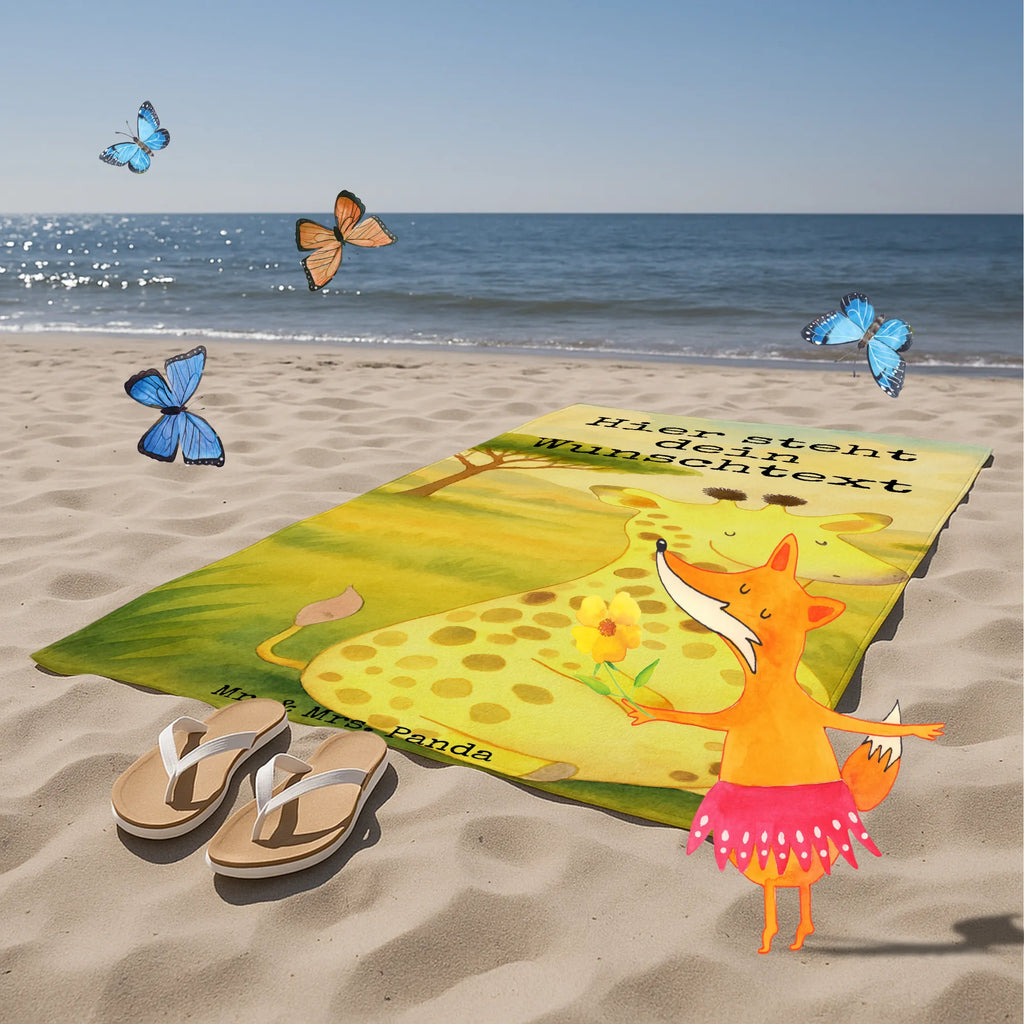 Personalized Bath Towel giraffe Satisfied Design Strandtuch mit Namen, Duschtuch mit Namen, Kinder Handtuch mit Namen, Personalisiertes Badetuch, Personalisiertes Handtuch, Badetuch mit Namen, Saunatuch mit Namen, Afrika, Wildtiere, Glück, Abenteuer, Giraffe, Zufrieden