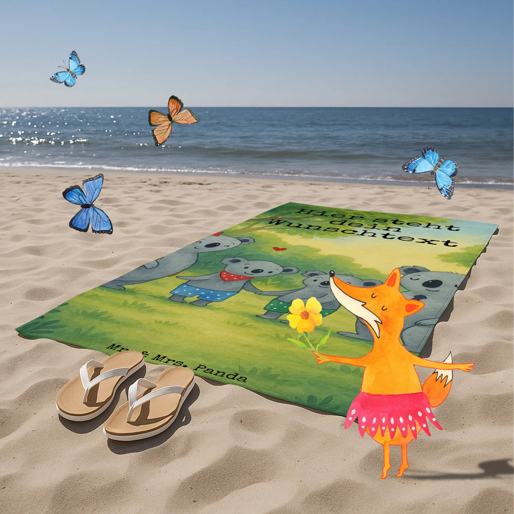 Spersonalizowany ręcznik kąpielowy Rodzina koali dwa Design Badetuch mit Namen, Personalisiertes Badetuch, Duschtuch mit Namen, Strandtuch mit Namen, Kinder Handtuch mit Namen, Saunatuch mit Namen, Personalisiertes Handtuch, Familie, Vatertag, Muttertag, Bruder, Schwester, Mama, Papa, Oma, Opa, Familienzeit, Koalabär, Koala, Koalafamilie, Lieblingsfamilie, beste Familie, Familienleben