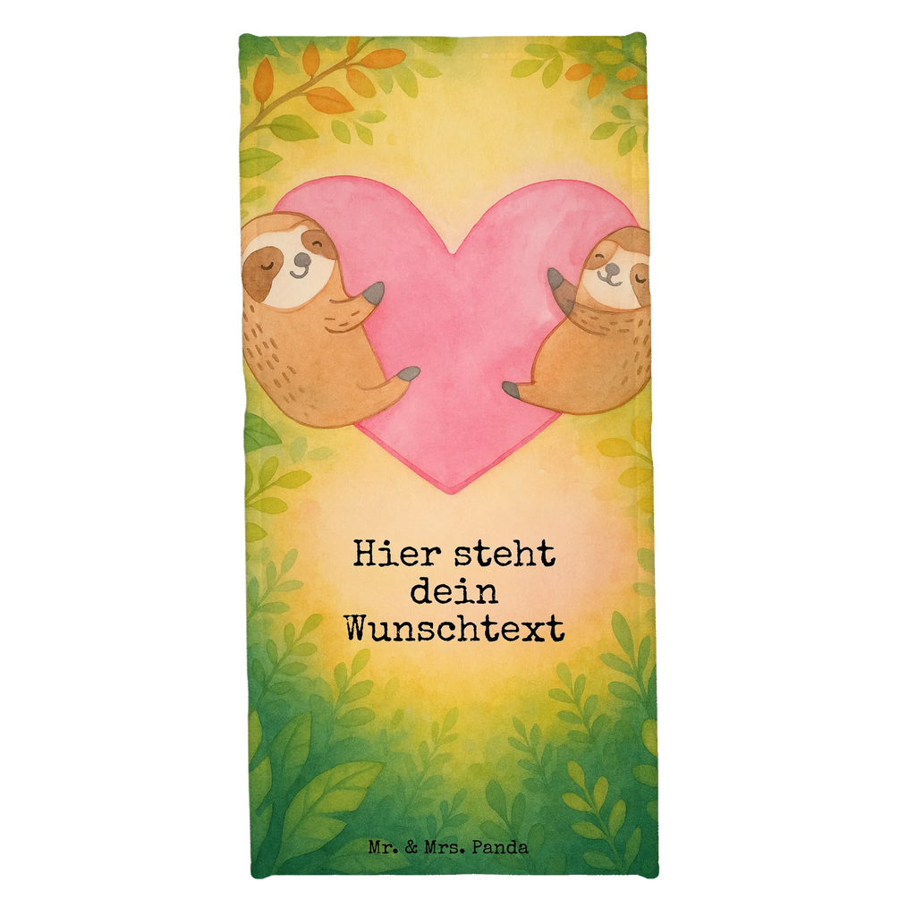 Personalisiertes Badehandtuch Faultiere Herz Design Duschtuch mit Namen, Saunatuch mit Namen, Badetuch mit Namen, Kinder Handtuch mit Namen, Personalisiertes Badetuch, Personalisiertes Handtuch, Strandtuch mit Namen, Liebe, Partner, Freund, Freundin, Ehemann, Ehefrau, Heiraten, Verlobung, Heiratsantrag, Liebesgeschenk, Jahrestag, Hocheitstag, Liebesbeweis, Valentinstag, Geschenk für Partner, Mitbringsel, Geschenk für Frauen, Geschenk für Freundin, für Ehemann, für Männer, Hochzeitstag