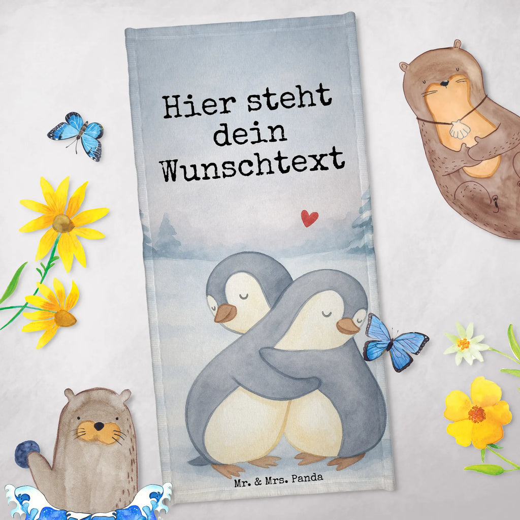 Personalized Bath Towel penguins Cuddle Design Personalisiertes Badetuch, Badetuch mit Namen, Personalisiertes Handtuch, Duschtuch mit Namen, Kinder Handtuch mit Namen, Saunatuch mit Namen, Strandtuch mit Namen, Liebe, Partner, Freund, Freundin, Ehemann, Ehefrau, Heiraten, Verlobung, Heiratsantrag, Liebesgeschenk, Jahrestag, Hocheitstag, Geschenk für Partner, für Männer, Liebesbeweis, Mitbringsel, Geschenk für Frauen, für Ehemann, Valentinstag, Geschenk für Freundin, Hochzeitstag