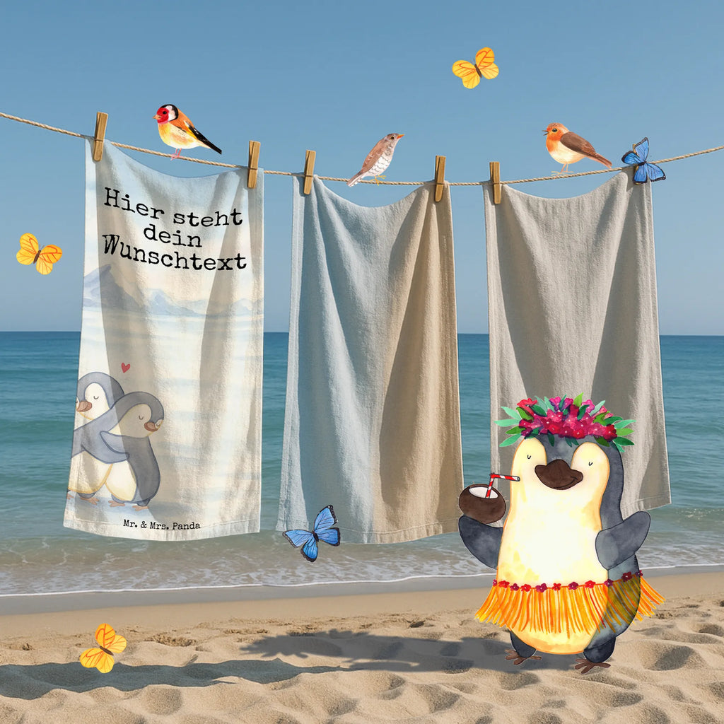 Spersonalizowany ręcznik kąpielowy pingwiny Przytulanie Design Badetuch mit Namen, Duschtuch mit Namen, Saunatuch mit Namen, Personalisiertes Handtuch, Kinder Handtuch mit Namen, Strandtuch mit Namen, Personalisiertes Badetuch, Liebe, Partner, Freund, Freundin, Ehemann, Ehefrau, Heiraten, Verlobung, Heiratsantrag, Liebesgeschenk, Jahrestag, Hocheitstag, Hochzeitstag, Valentinstag, Geschenk für Partner, Geschenk für Frauen, für Männer, Geschenk für Freundin, Liebesbeweis, Mitbringsel, für Ehemann