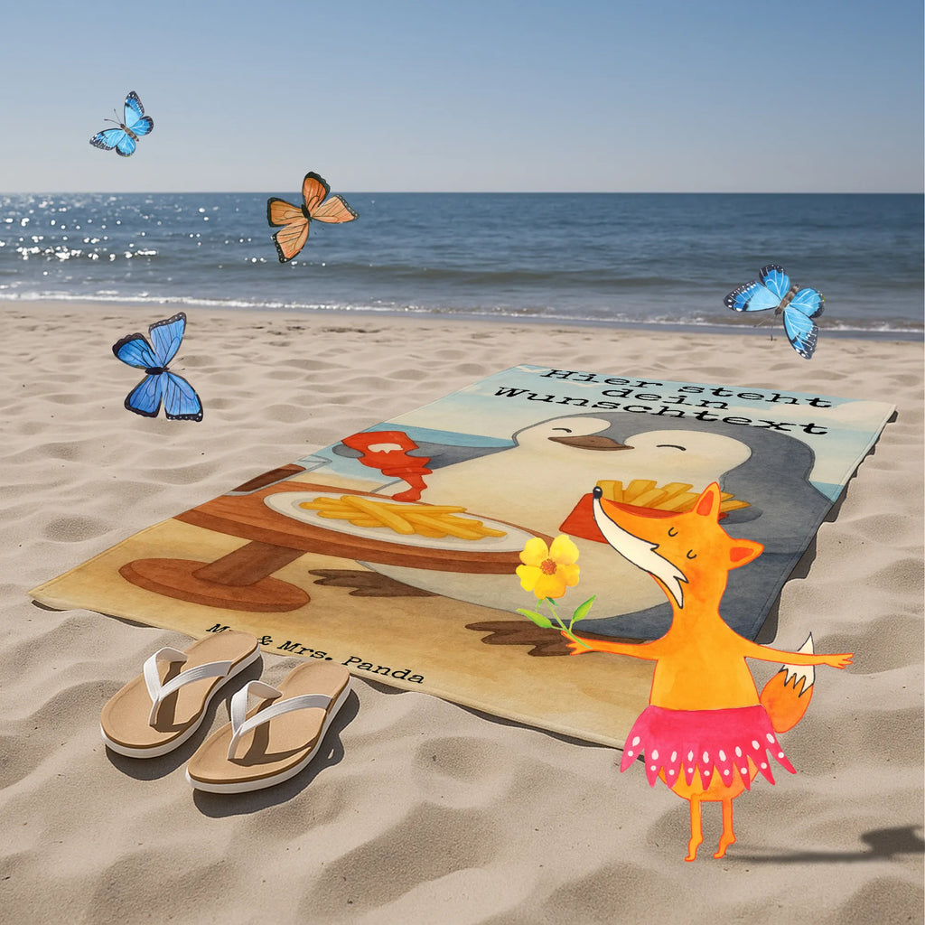 Personalized Bath Towel penguin French fries Design Badetuch mit Namen, Strandtuch mit Namen, Duschtuch mit Namen, Personalisiertes Handtuch, Personalisiertes Badetuch, Kinder Handtuch mit Namen, Saunatuch mit Namen, Liebe, Partner, Freund, Freundin, Ehemann, Ehefrau, Heiraten, Verlobung, Heiratsantrag, Liebesgeschenk, Jahrestag, Hocheitstag, Liebesbeweis, Hochzeitstag, Geschenk für Partner, für Ehemann, Valentinstag, Geschenk für Frauen, für Männer, Geschenk für Freundin, Mitbringsel