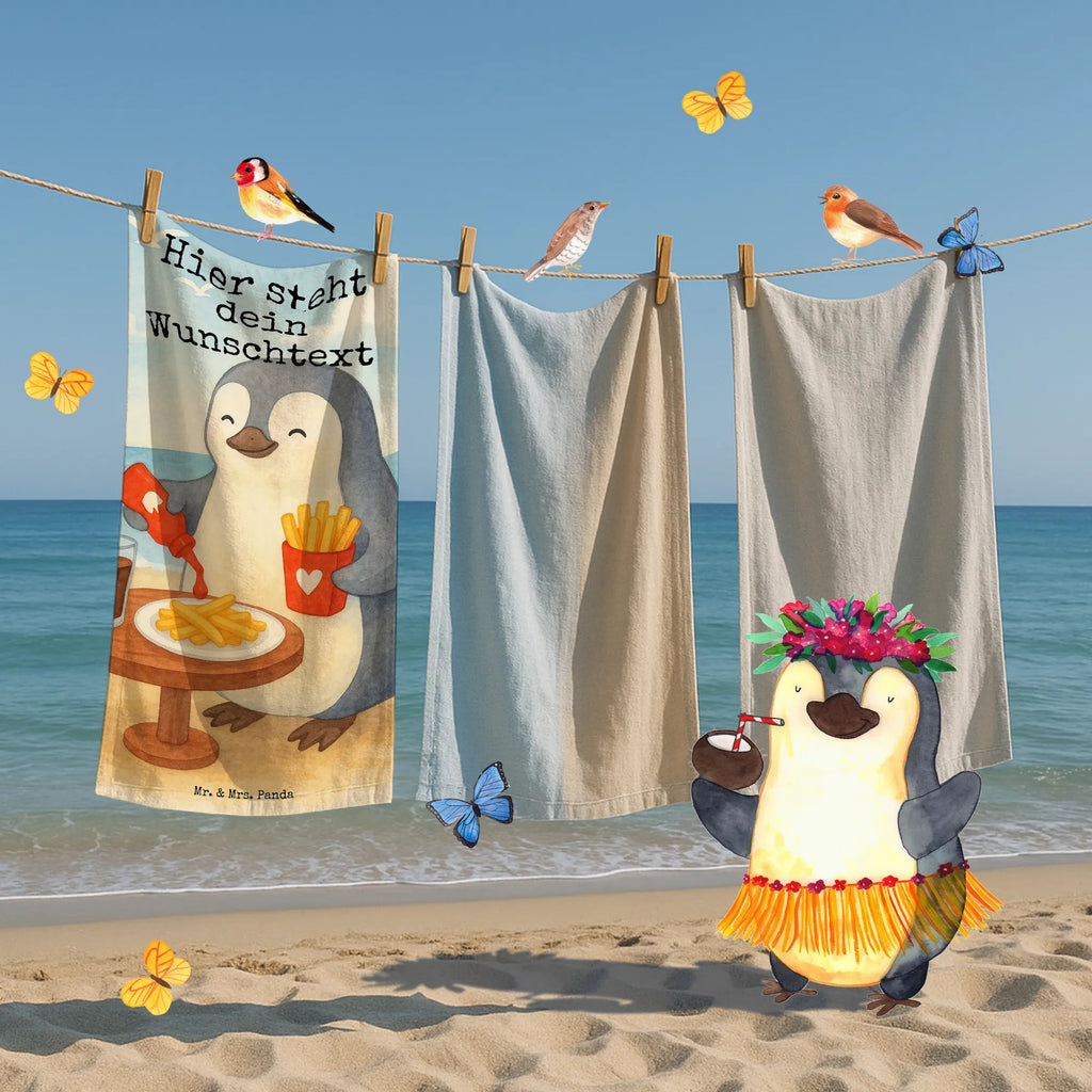 Personalized Bath Towel penguin French fries Design Badetuch mit Namen, Strandtuch mit Namen, Duschtuch mit Namen, Personalisiertes Handtuch, Personalisiertes Badetuch, Kinder Handtuch mit Namen, Saunatuch mit Namen, Liebe, Partner, Freund, Freundin, Ehemann, Ehefrau, Heiraten, Verlobung, Heiratsantrag, Liebesgeschenk, Jahrestag, Hocheitstag, Liebesbeweis, Hochzeitstag, Geschenk für Partner, für Ehemann, Valentinstag, Geschenk für Frauen, für Männer, Geschenk für Freundin, Mitbringsel