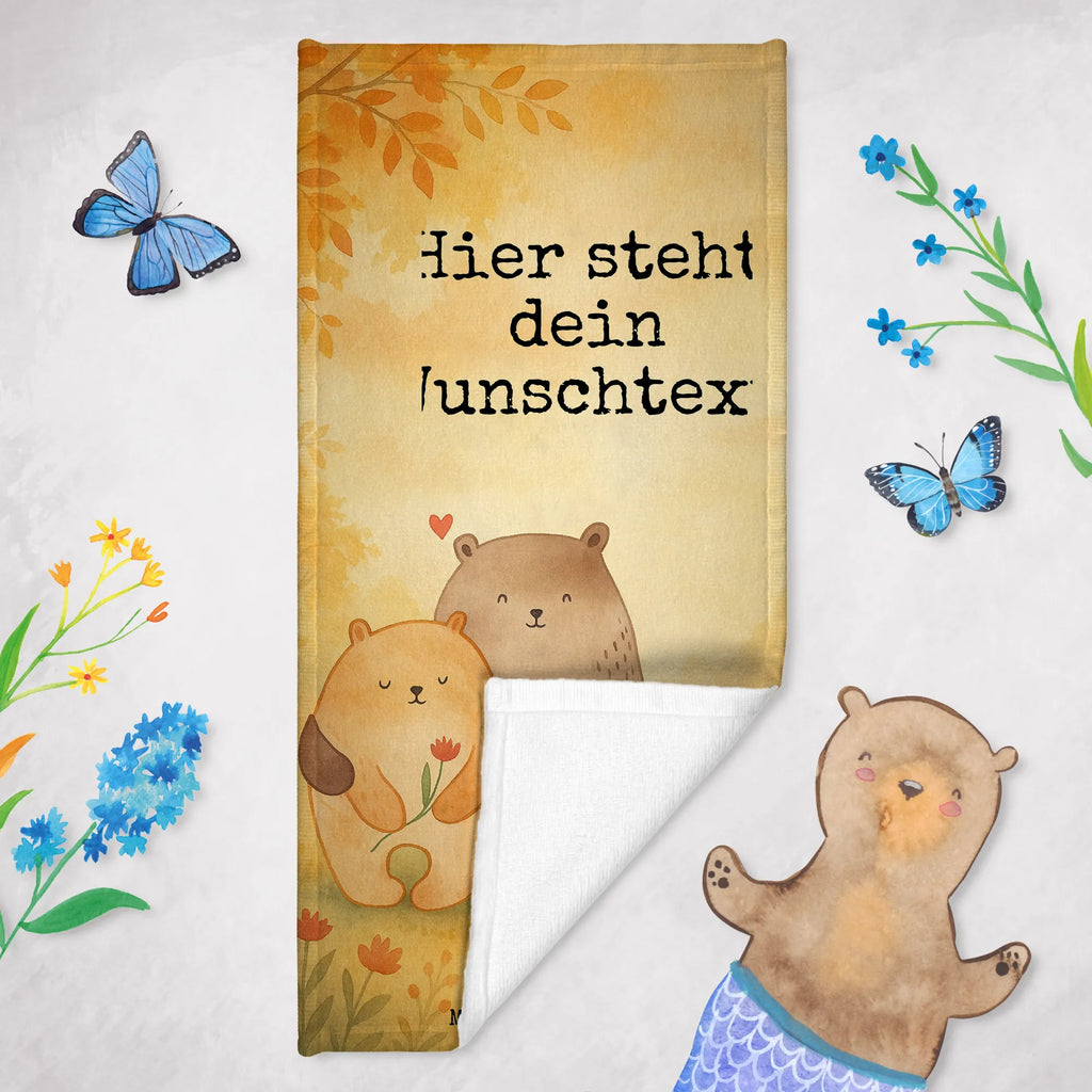 Personalized Bath Towel Bears in love Design Strandtuch mit Namen, Saunatuch mit Namen, Personalisiertes Handtuch, Kinder Handtuch mit Namen, Personalisiertes Badetuch, Badetuch mit Namen, Duschtuch mit Namen, Liebe, Partner, Freund, Freundin, Ehemann, Ehefrau, Heiraten, Verlobung, Heiratsantrag, Liebesgeschenk, Jahrestag, Hocheitstag, Bär, Liebesbeweis, Hochzeitstag, Geschenk Hochzeit, Bärchen, Geschenk Freund, Geschenk Freundin, Bären, Verlobt, Verheiratet, Verliebt