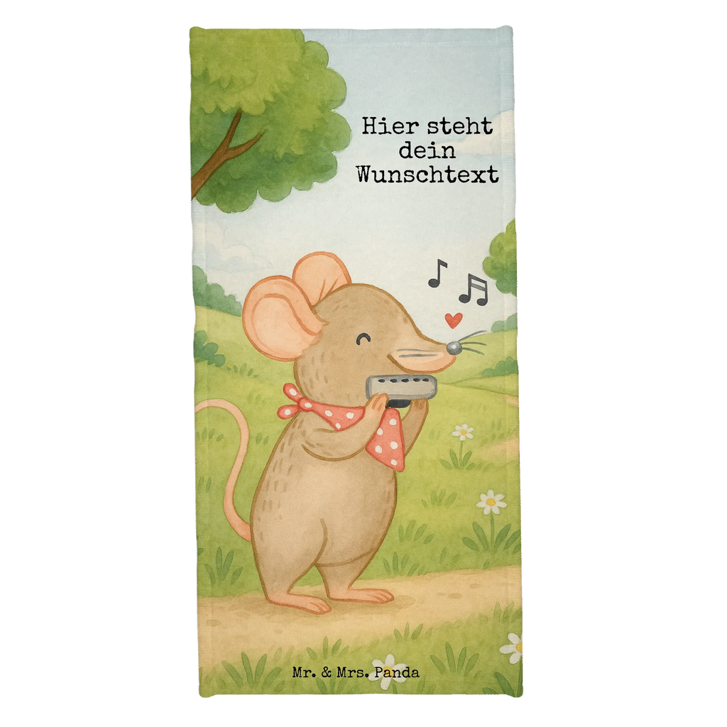 Personalized Bath Towel Mouse harmonica Design Duschtuch mit Namen, Badetuch mit Namen, Saunatuch mit Namen, Personalisiertes Handtuch, Personalisiertes Badetuch, Kinder Handtuch mit Namen, Strandtuch mit Namen, Instrumente, Geschenke Musiker, Musikliebhaber, Maus, Gesang, Lagerfeuer, Mundharmonika