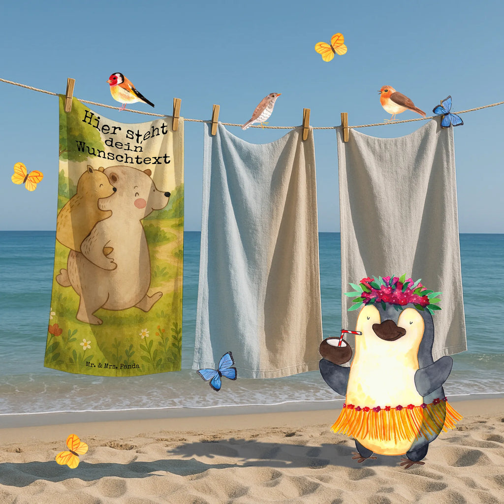 Personalized Bath Towel Papa Bear Design Strandtuch mit Namen, Duschtuch mit Namen, Personalisiertes Badetuch, Kinder Handtuch mit Namen, Badetuch mit Namen, Personalisiertes Handtuch, Saunatuch mit Namen, Familie, Vatertag, Muttertag, Bruder, Schwester, Mama, Papa, Oma, Opa, Geburtstag, Geschenk, Papi, Vati, Onkel, Vater