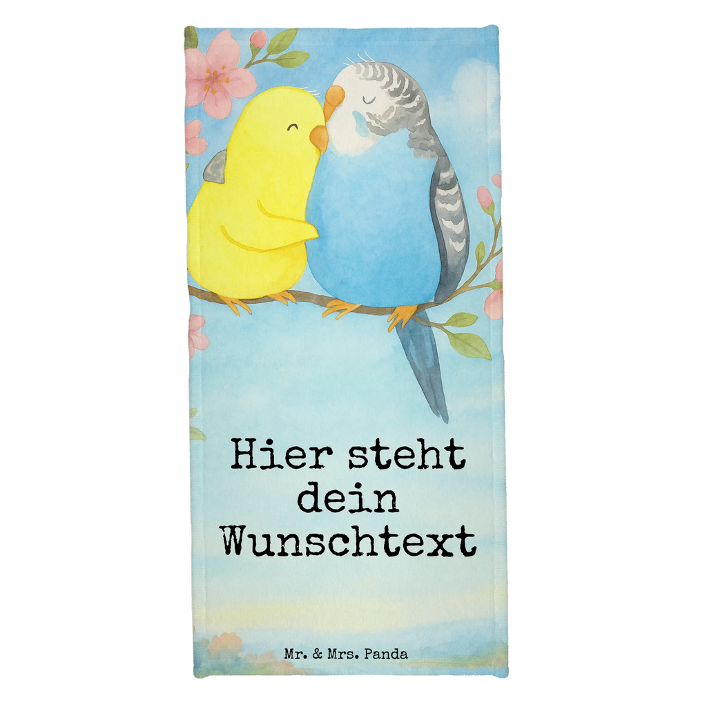 Personalisiertes Badehandtuch Wellensittich Liebe Design Personalisiertes Badetuch, Badetuch mit Namen, Kinder Handtuch mit Namen, Duschtuch mit Namen, Saunatuch mit Namen, Strandtuch mit Namen, Personalisiertes Handtuch, Liebe, Partner, Freund, Freundin, Ehemann, Ehefrau, Heiraten, Verlobung, Heiratsantrag, Liebesgeschenk, Jahrestag, Hocheitstag, Vögel, Nähe, Vertrauen, Wellensittich, Kuscheln