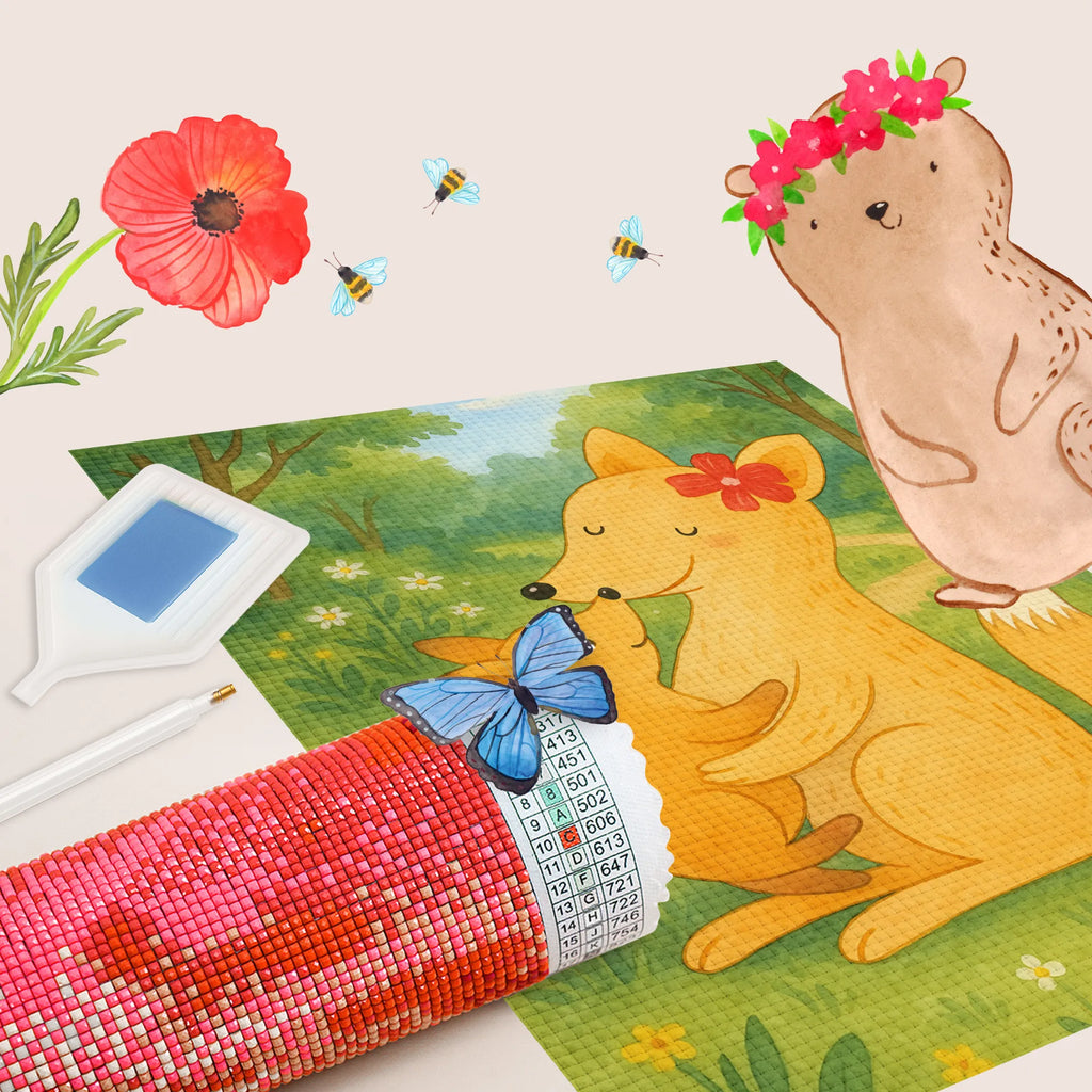 Diamond Painting Fox mummy Design Family, Father's Day, Mother's Day, brother, sister, Mom, Dad, mother, favourite daughter, present, daughter, mom, best daughter