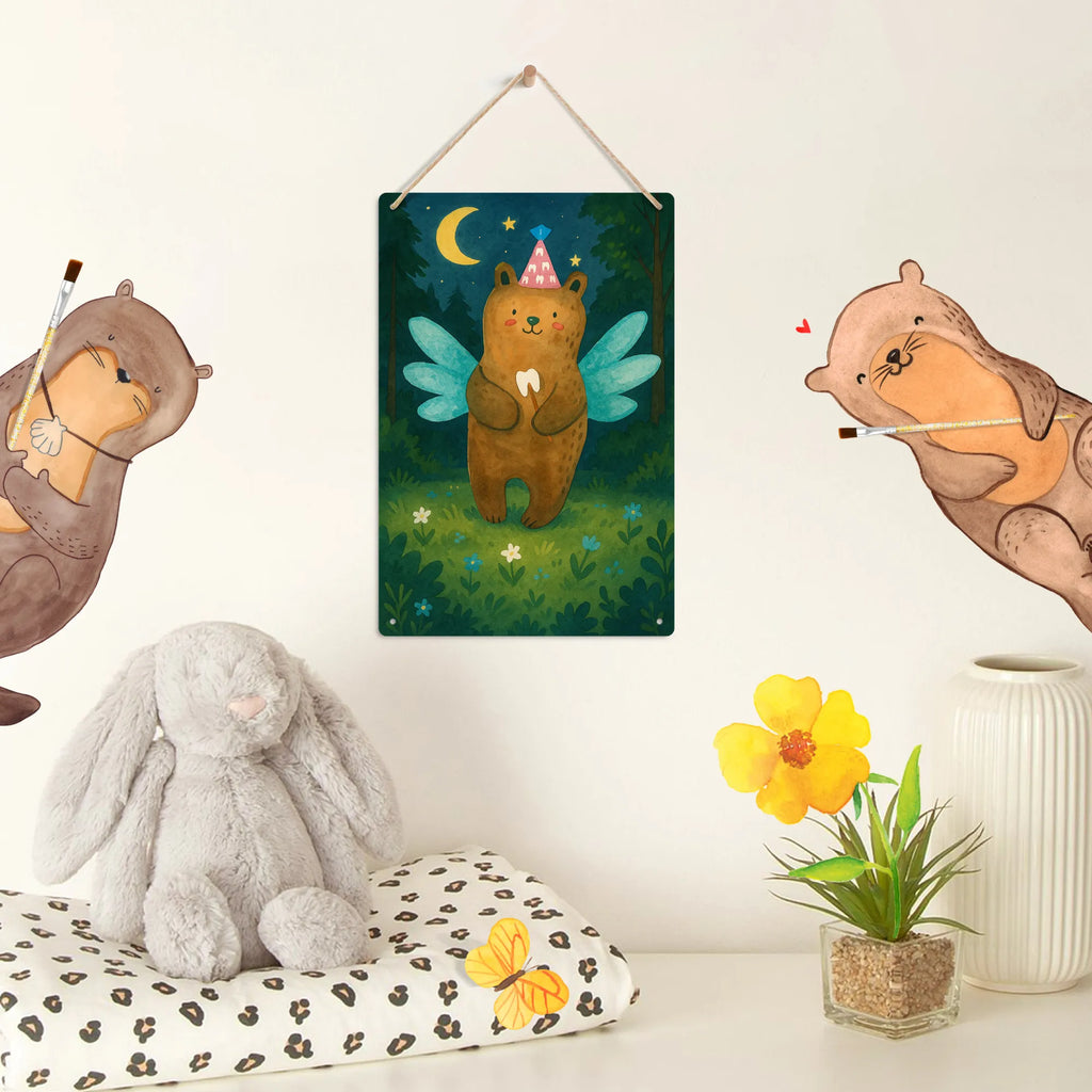 Malen nach Zahlen Metallschild Bär Zahnfee Design Malen, Malen nach Zahlen, Kreativität, DIY, Bastelidee, Ausmalbild, Künstler, Baseln, Kunstwerk, Bär, Teddy, Teddybär, Erster Zahn, Fee, Milchzahn, Zahnfee